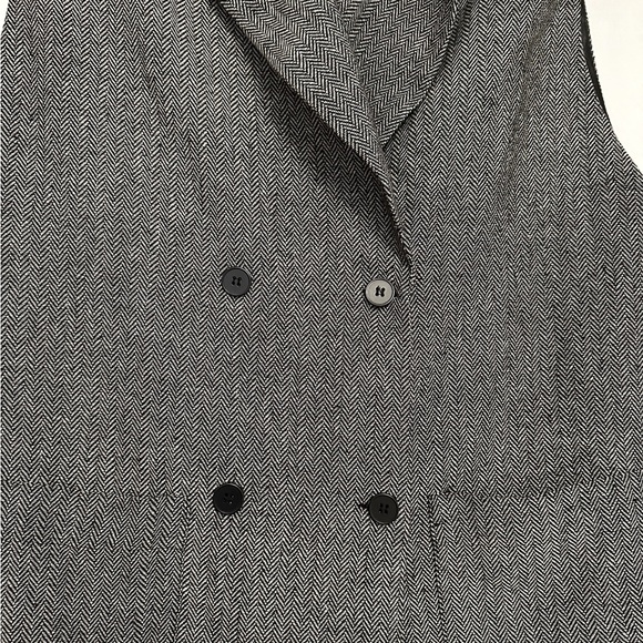 NWOT Nasty Gal Five O'Clock Somewhere Longline Blazer Herringbone Size 6 - Picture 13 of 15